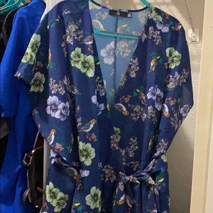 Floral kimono dress worn once